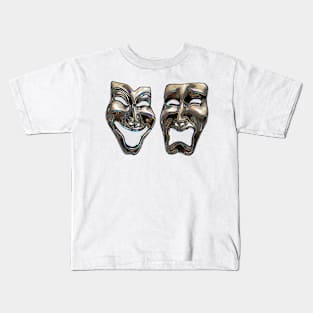 Theatre Masks Modern Kids T-Shirt